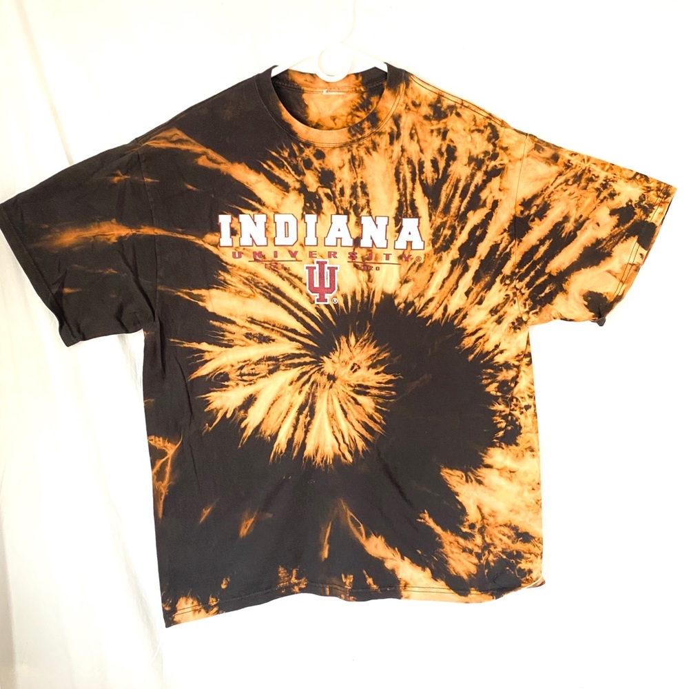 Indiana University customed dyed T-shirt